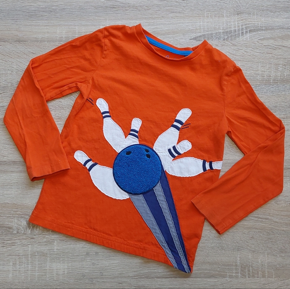 2018 vguc Mini Boden bowling tee 7-8 years